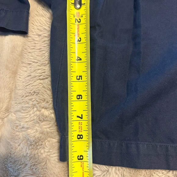 Vintage Y2K Polo Ralph Lauren Golf Pleated Men's Navy Blue Shorts Size 36 Preppy - Picture 4 of 5